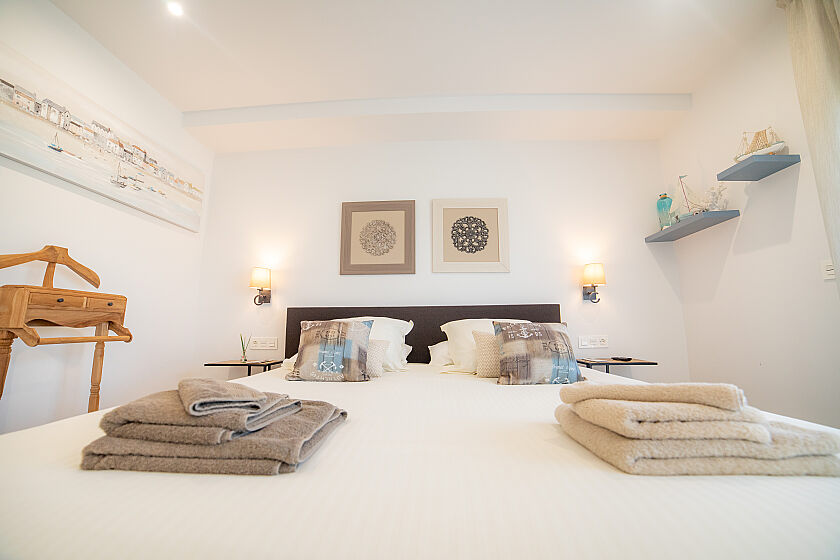 Slaapkamer met lits-jumeaux